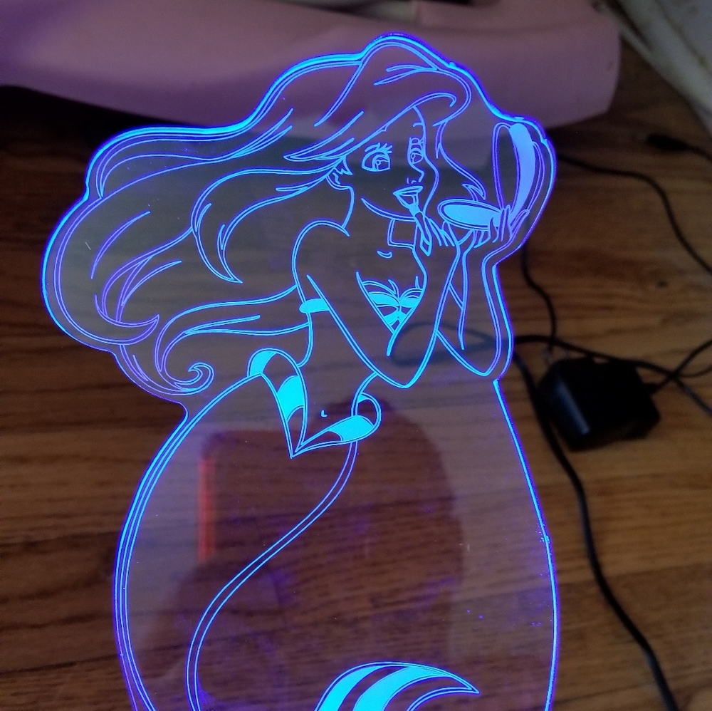 Disney Ariel Standing Night Light - Picture 4 of 6